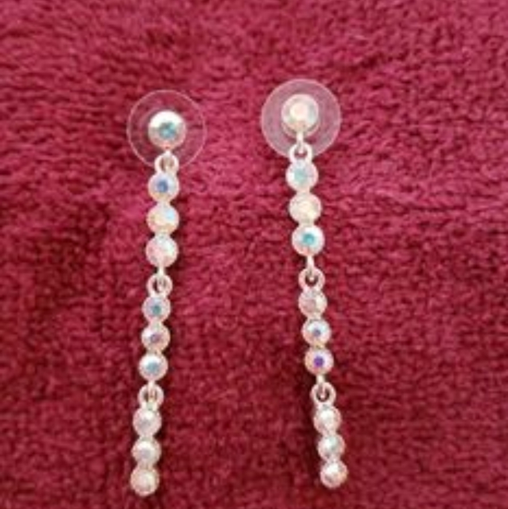 Cubic Zirconia Dangle Earrings